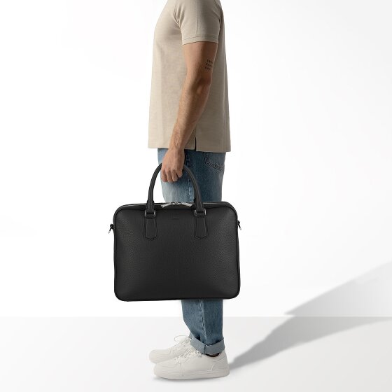 Boss New Crosstown Porte-documents Cuir 38 cm Compartiment pour ordinateur portable