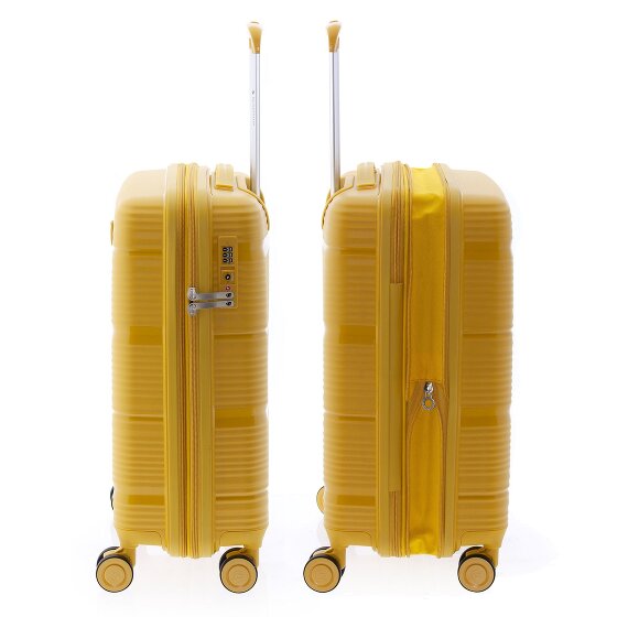Gladiator 0800 4 roulettes Trolley 55 cm avec soufflet d'extension