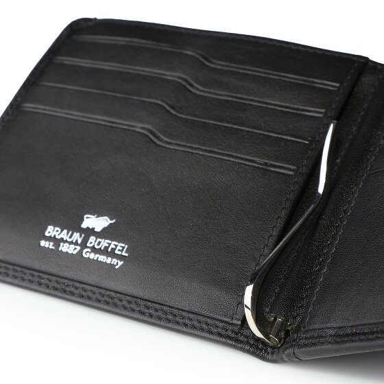 Braun Büffel Golf 3.0 Étui pour cartes de crédit Protection RFID Cuir 9 cm