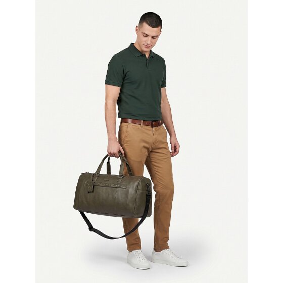 Burkely Minimal Mason Sac de voyage Weekender Cuir véritable 57 cm