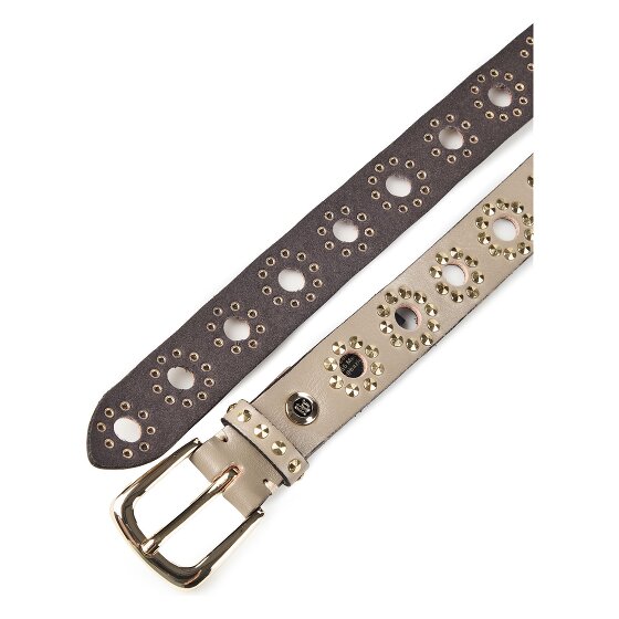 b.belt Ceinture à rivets Cuir véritable