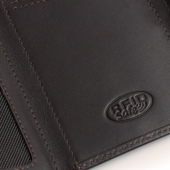 The Chesterfield Brand Ebro Étui pour cartes de crédit Protection RFID Cuir véritable 7.5 cm