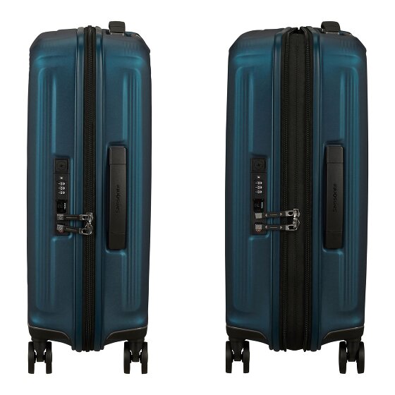 Samsonite Nuon 4 roues Trolley de cabine 55 cm avec soufflet d'extension