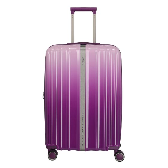 Travelite Lascana Edition 4 roulettes Trolley M 65 cm avec soufflet d'extension
