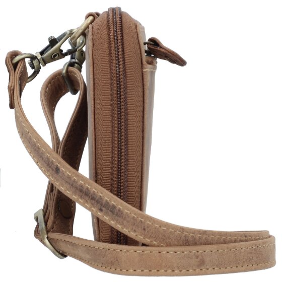 Greenburry Vintage Portefeuille d'embrayage Protection RFID Cuir 21 cm