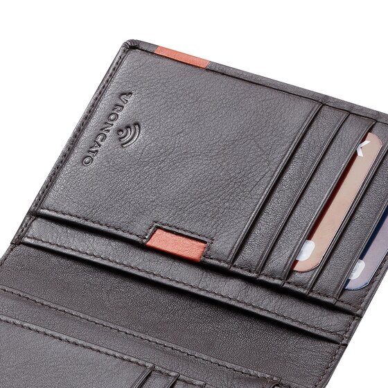 Roncato Monaco Porte-monnaie Protection RFID Cuir véritable 12.5 cm