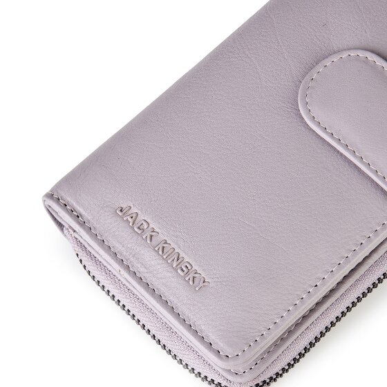 Jack Kinsky Livorno 1026 Porte-monnaie Protection RFID Cuir véritable 19 cm