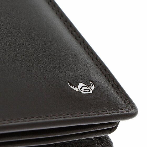 Golden Head Polo Porte-monnaie Protection RFID Cuir véritable 12.5 cm