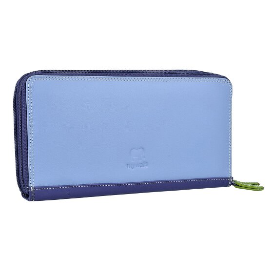 Mywalit Large Double Zip Around Purse Porte-monnaie en cuir 18 cm