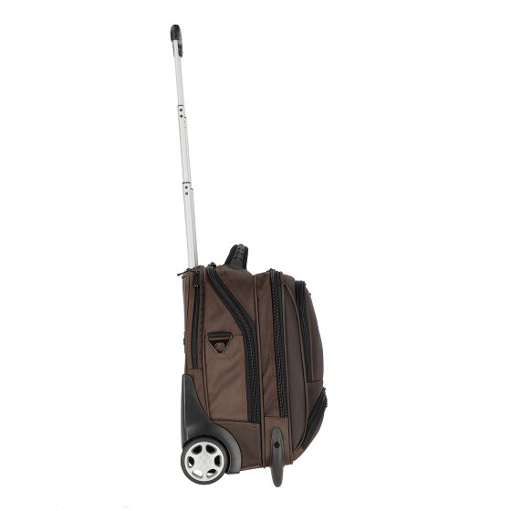 Dermata 2 roulettes Trolley d'affaires 41 cm Compartiment pour ordinateur portable