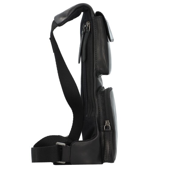 Greenburry Pure Black Sac à bandoulière Cuir 16 cm