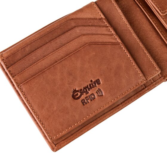 Esquire Chicago Porte-monnaie Protection RFID Cuir 12.5 cm