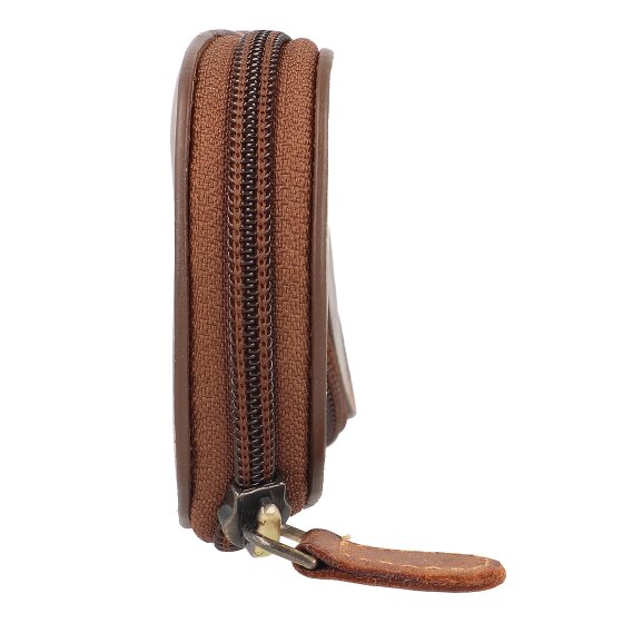 Greenburry Étui à lunettes vintage en cuir 17 cm