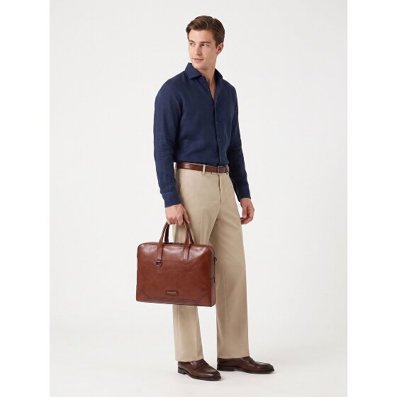The Bridge Matteo Attaché-case Cuir véritable 38 cm Compartiment ordinateur