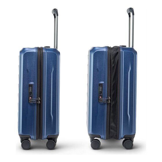 Stratic Phoenix 4 roulettes Trolley de cabine 55 cm avec soufflet d'extension