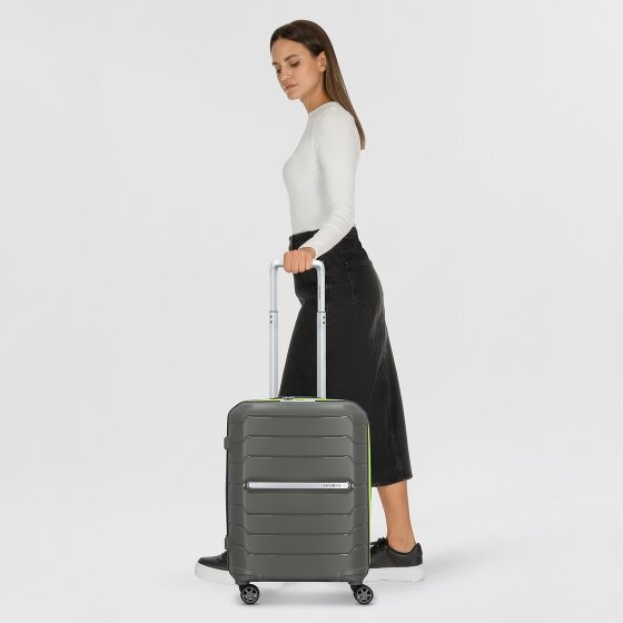 Samsonite Flux 4 roulettes Trolley de cabine 55 cm avec soufflet d'extension