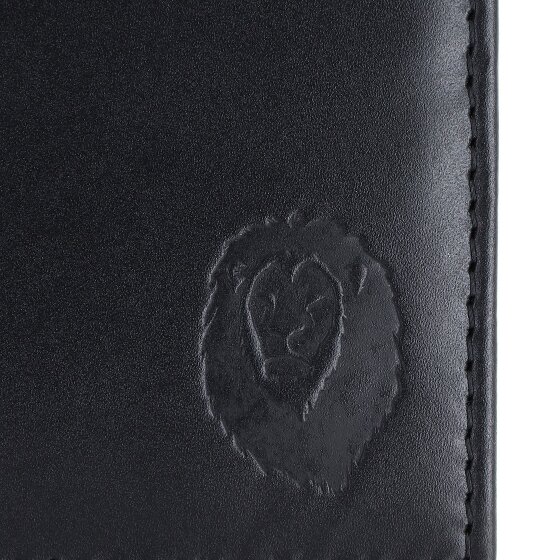 oxmox Leather Porte-monnaie Protection RFID Cuir véritable 12 cm