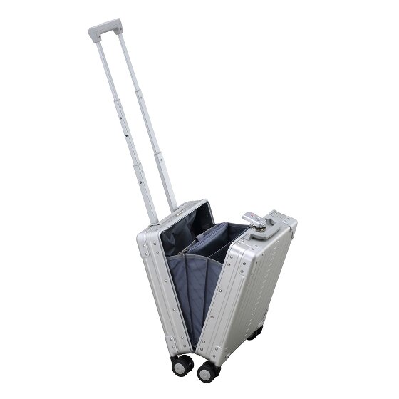 Aleon Valise cabine Business à 4 roues en Aluminium, 42 cm, avec compartiment pour ordinateur portable