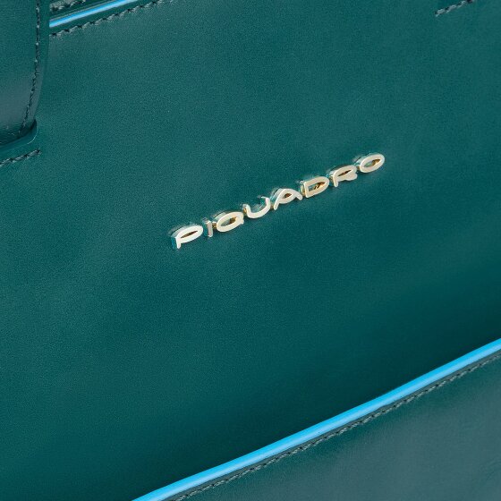 Piquadro Blue Square Sac de shopper Cuir véritable 40 cm