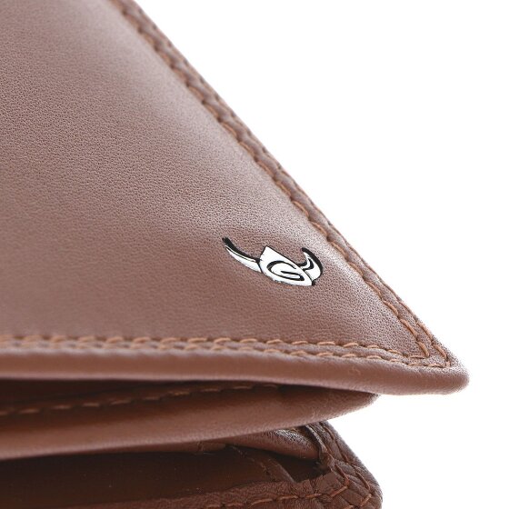 Golden Head Polo Porte-monnaie Protection RFID Cuir véritable 9 cm
