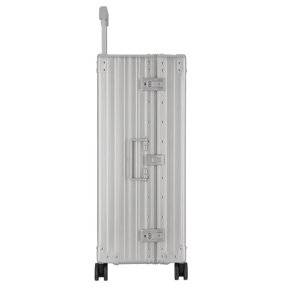 Aleon Valise cabine Traveler Macro à 4 roues en Aluminium, 77 cm, avec Sac à vêtements