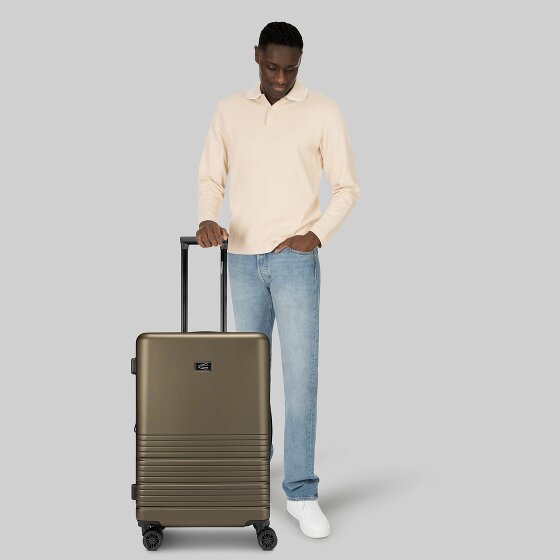 camel active Hanoi 4 roulettes Trolley M 65 cm avec soufflet d'extension