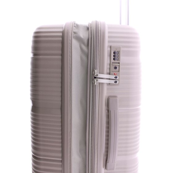 Gladiator 0800 4 roues Valise cabine 65 cm avec soufflet d'extension