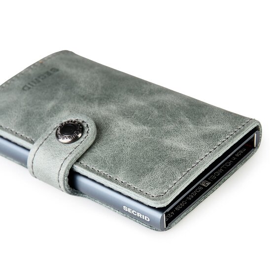 Secrid Miniwallet Vintage Porte-cartes de crédit Porte-monnaie RFID Cuir 6,5 cm