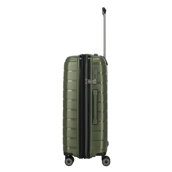 Travelite Air Base 4 roues Valise cabine 67 cm avec soufflet d'extension