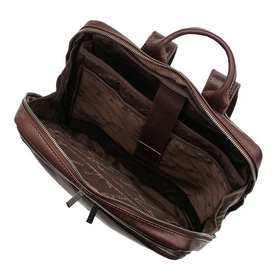 Castelijn & Beerens Firenze Sac à dos RFID Cuir 41 cm Compartiment pour ordinateur portable