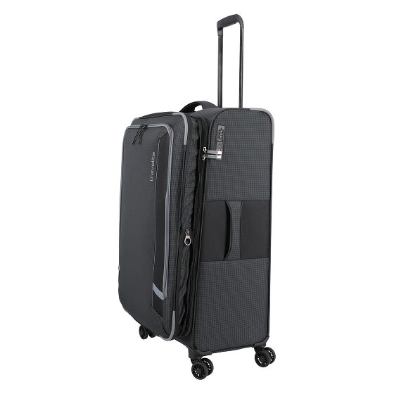 Travelite Corsiica 4 roulettes Trolley L 77 cm avec soufflet d'extension