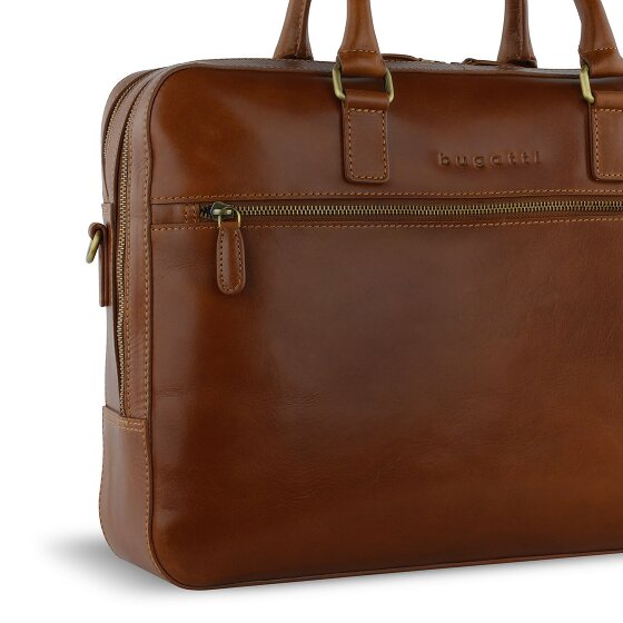 bugatti Remo Attaché-case Cuir véritable 40 cm Compartiment ordinateur