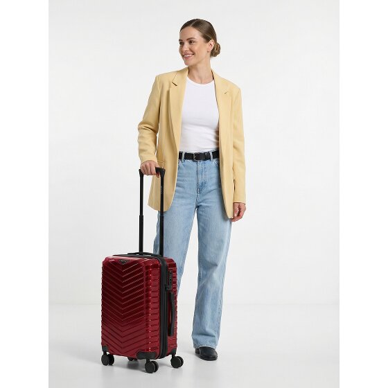 Redolz Essentials 18 4 roulettes Trolley de cabine 55 cm avec soufflet d'extension