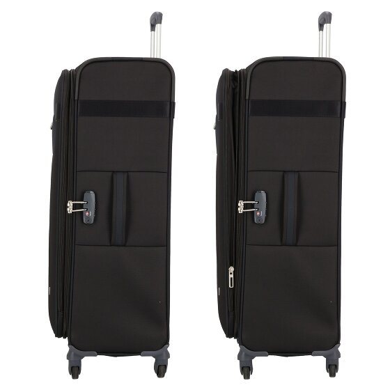 Samsonite Citybeat 4 roulettes Trolley 78 cm avec soufflet d'extension