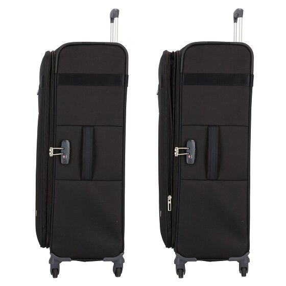 Samsonite Citybeat 4 roulettes Trolley 78 cm avec soufflet d'extension