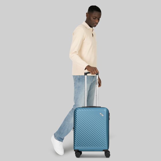 Check.In Paradise 2.0 4 roulettes Trolley de cabine S 55 cm avec soufflet d'extension