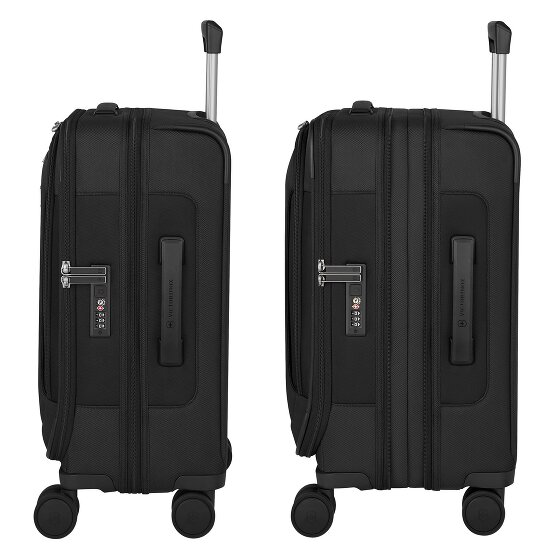 Victorinox Werks Traveler 7.0 4 roulettes Trolley de cabine 55 cm Compartiment pour ordinateur portable avec soufflet d'extension