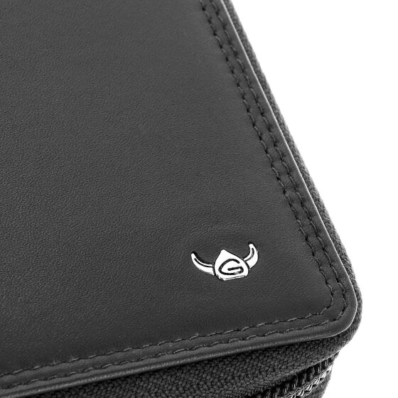 Golden Head Polo Porte-monnaie Protection RFID Cuir véritable 12.5 cm