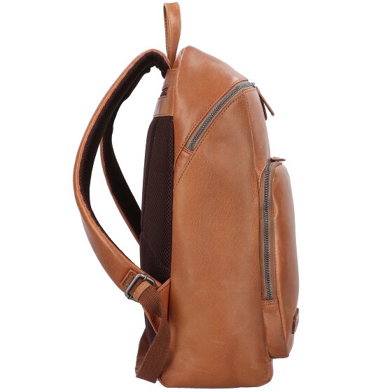 Plevier Rock Amaril Sac à dos professionnel Cuir 43 cm Compartiment pour ordinateur portable