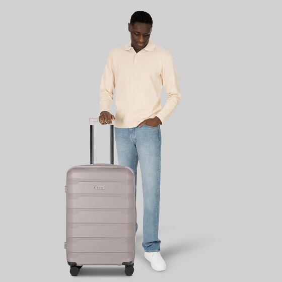 d&n South Dakota 4 roulettes Trolley M 66 cm avec soufflet d'extension