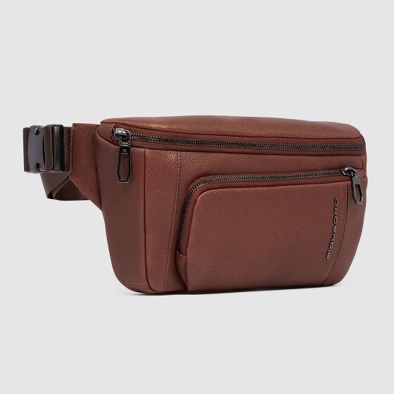 Piquadro Cronus Sac banane Cuir véritable 29 cm