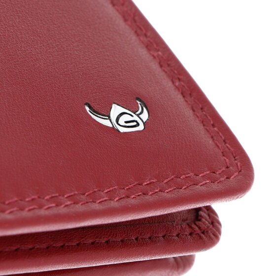 Golden Head Polo Porte-monnaie Protection RFID Cuir véritable 12.5 cm