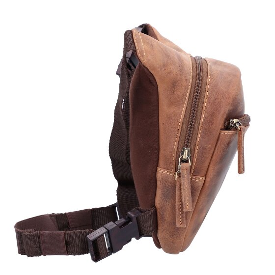 Greenburry Sac banane Vintage Biker en cuir 20 cm