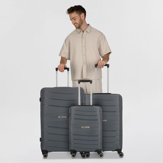 Cocoono Leon 4 roulettes Set de valises 3 pièces