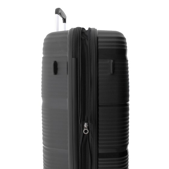 Gladiator 0800 4 roulettes Trolley 76 cm avec soufflet d'extension