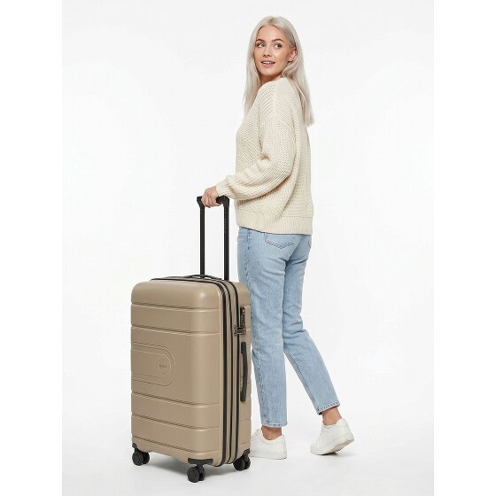Redolz Essentials 11 4 roues Valise cabine 66 cm avec soufflet d'extension