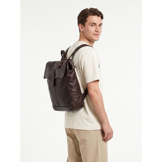 Harbour 2nd Urban Poets Daypack Cuir véritable 36 cm