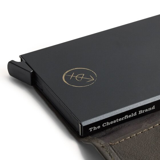 The Chesterfield Brand Somers Porte-monnaie Protection RFID Cuir véritable 10 cm