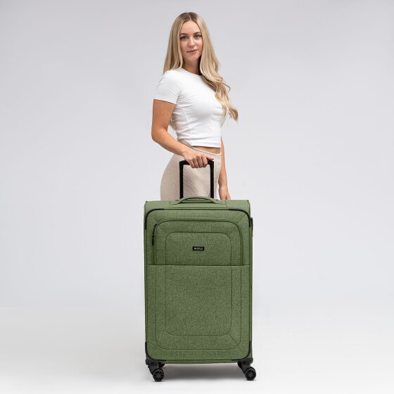Redolz Essentials 12 LARGE 4 roues Valise cabine 79 cm avec soufflet d'extension