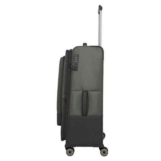 Travelite Crosslite 5.0 4 roulettes Trolley L 77 cm avec soufflet d'extension